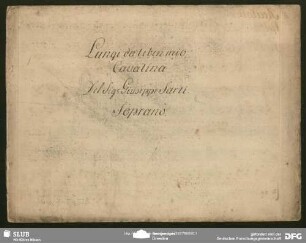 Armida e Rinaldo. Excerpts - Mus.1-F-528 : S, vl, b