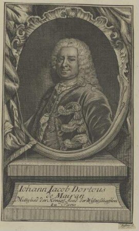 Bildnis des Iohann Iacob Dortous de Mairan