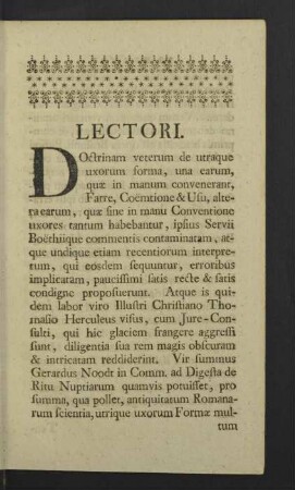 Lectori.