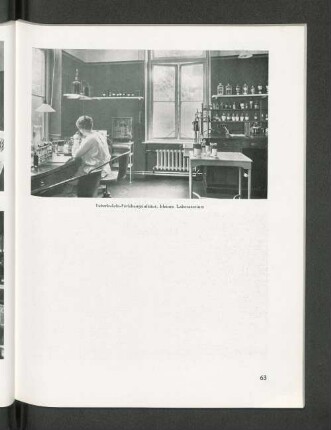 Tuberkulose-Forschungsinstitut, kleines Laboratorium