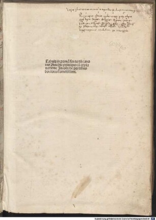 Liber canonis auicen[n]e p[ri]ncipis abohaly de medicina : que[m] de arabico in latinum transtulit toleti gerardus cremonensis, Lib. 3, Fen 1-12