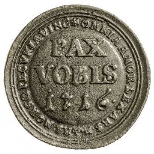 Medaille, 1716