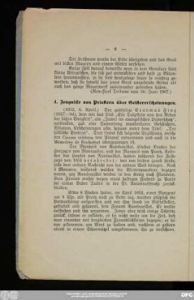 4. Zeugnisse von Priestern über Geistererscheinungen.
