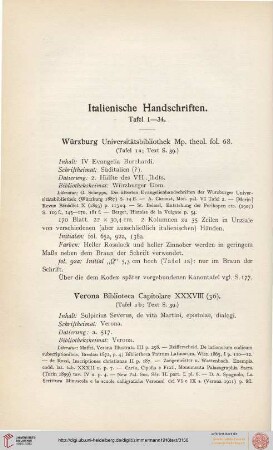 Italienische Handschriften
