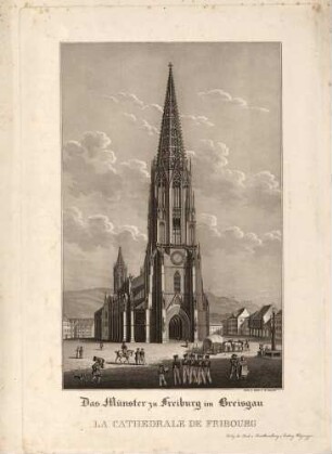 Das Münster zu Freiburg im Breisgau - La Cathedrale de Fribourg