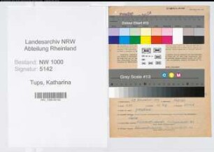 Entnazifizierung Katharina Tups, geb. 29.11.1899 (Postsekretaerin)