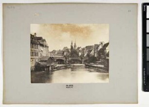 Maxbrücke, neuerbaut 1852. - Maxbrücke, Nürnberg