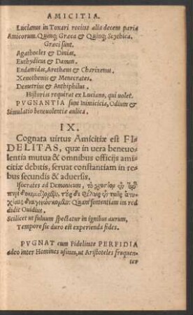 IX. ... Fidelitas ...