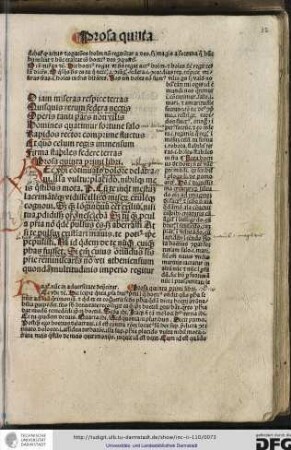 Prosa quinta primi libri