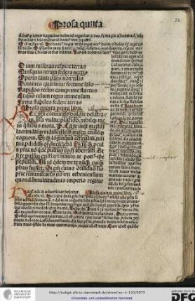 Prosa quinta primi libri