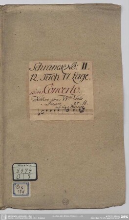 Concertos. Excerpts - Mus.2474-O-5 : vl, orch