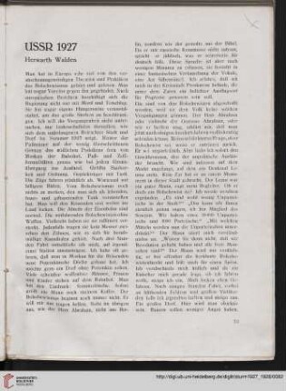 USSR 1927