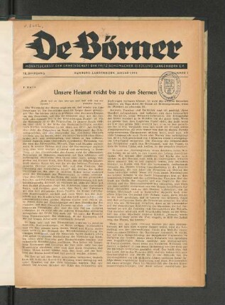 Unsere Heimat reicht bis zu den Sternen