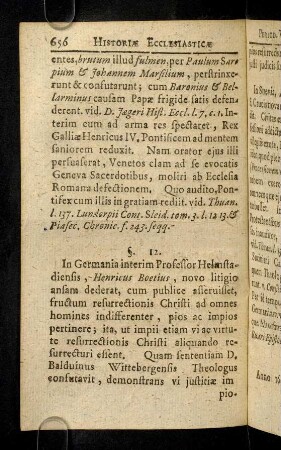 656-667, Sectio I § 12 - 24
