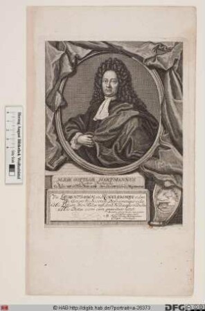 Bildnis Johann Gottlob Hartmann