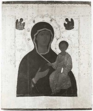 Gottesmutter von Hodigitria : Gottesmutter von Hodigitria. Ikonenmalerei; 135 x 111,5 cm (1482; Dionissij). Moskau: Tretjakow-Galerie