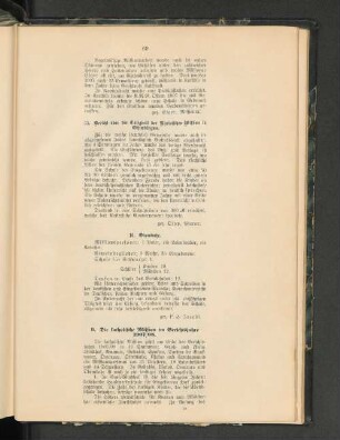 B. Die katholische Mission im Berichtsjahre 1907/08.