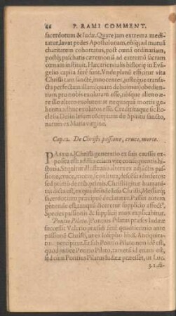 Cap. 12. De Christi passione, cruce, morte.