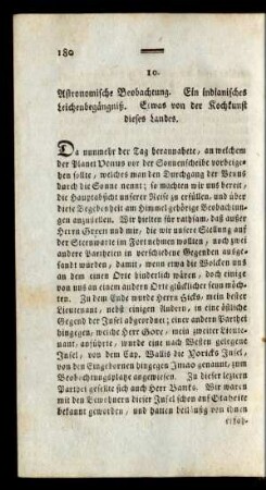 10. Astronomische Beobachtung. Ein indianisches Leichenbegängniß. Etwas von der Kochkunst dieses Landes