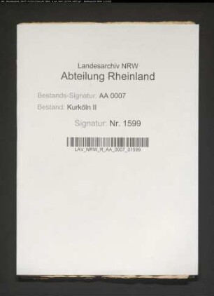 Verzeichnis der Landsteuer zu Meckenheim