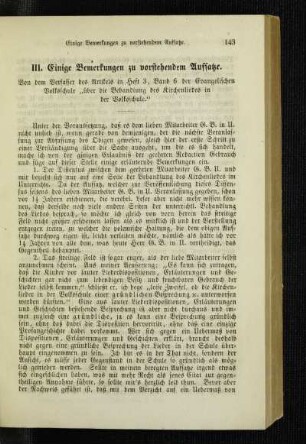 Einige Bemerkungen zu vorstehendem Aufsatze