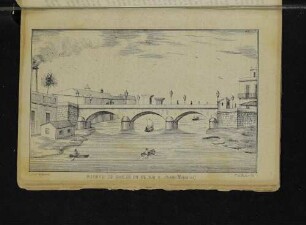 Puente de bailen en el río S. Juan. (Matanzas)