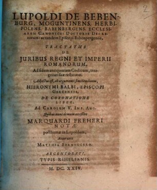 Tractatus de iuribus