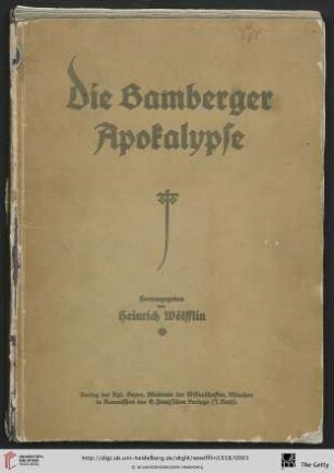 Die Bamberger Apokalypse : eine Reichenauer Bilderhandschrift vom Jahre "1000"