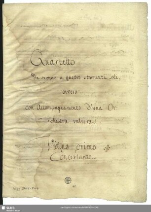 Violino primo concertante