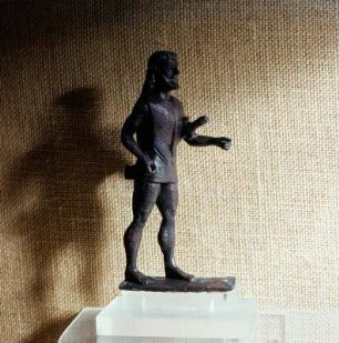 Spartanischer Krieger, Bronze, Höhe 14 cm