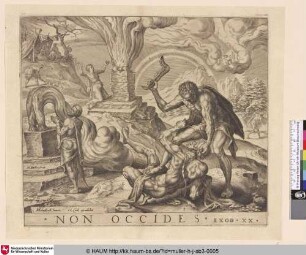 [Du sollst nicht töten / Kain erschlägt Abel; Thou shalt not kill / Cain slaying Abel]