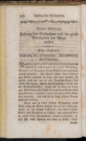 Erster Abschnitt. Ursprung der Revolution; Versammlung der Notablen