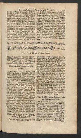 Am funffzehenden Sonntag nach Trinitatis
