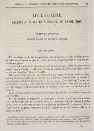 Livre II. Cylindres, Cones et Surfaces de Révolution.