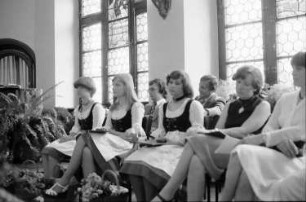 Freiburg: Wahl der Badischen Weinkönigin 1977