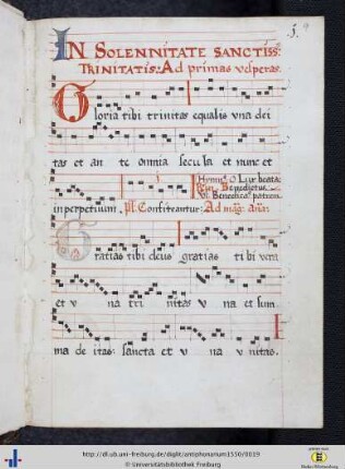 In solennitate sanctissimae trinitatis