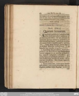 Tit. II. (VIII. 2.) Quorum bonorum.