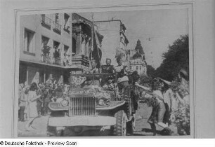 Begrüßung von Soldaten
