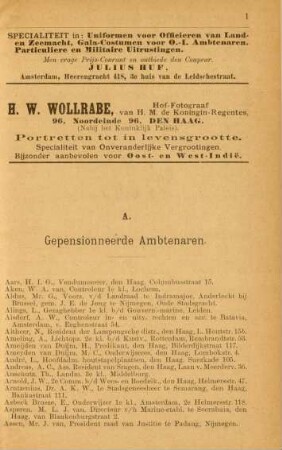 A. Gepensionneerde ambtenaren