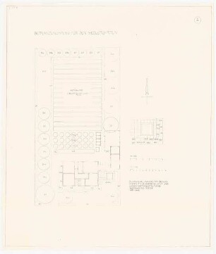 Siedlergarten: Pflanzplan 1:100
