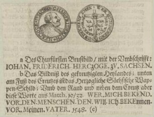 Bildnis des Iohann Friderich I.