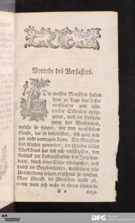 Vorrede des Verfassers.