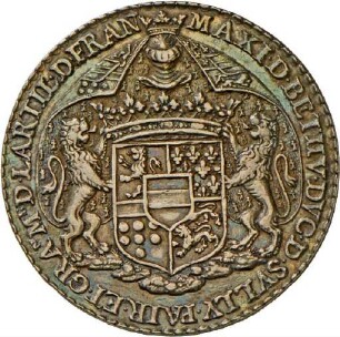 Medaille auf Maximilian de Béthune, Herzog von Sully, 1607