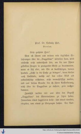 Hirt, Prof. Dr. Ludwig, in Breslau.