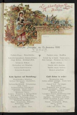 Lunch auf der "Preussen"