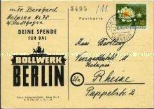 Spendenpostkarte für Berlin