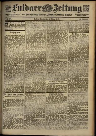 Ausgabe vom Dienstag, den 02. Oktober 1900.