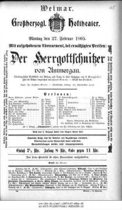 Der Herrgottschnitzer von Ammergau