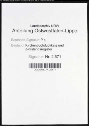 Kirchenbuchduplikat der katholischen Gemeinde Neuastenberg (GHT 1810-1811, GHT 1820). (Gemeinde: Neuastenberg, katholische Gemeinde)