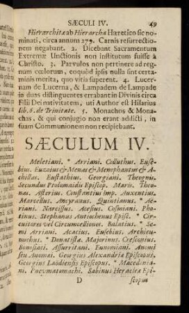 49-74, Saeculum IV.
